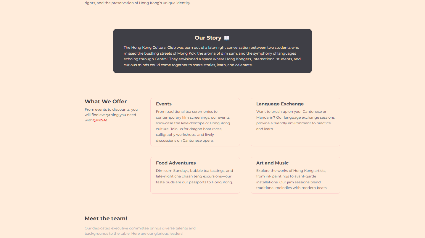 QHKSA benefits